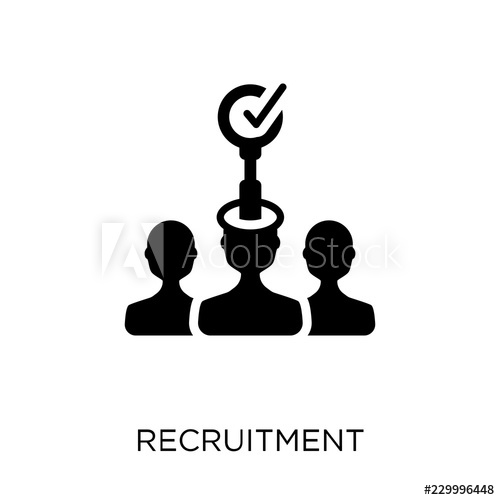 500x500 Recruitment Icon Recruitment Symbol Design From Human Resources