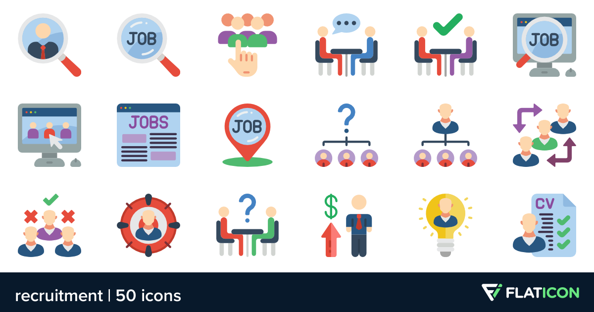 1200x630 Recruitment Free Icons