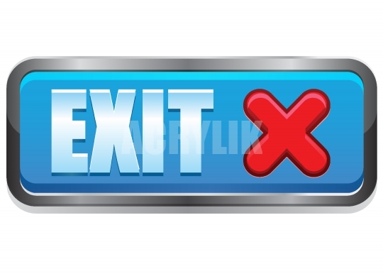540x386 Exit Rectangle Button Vector Icon