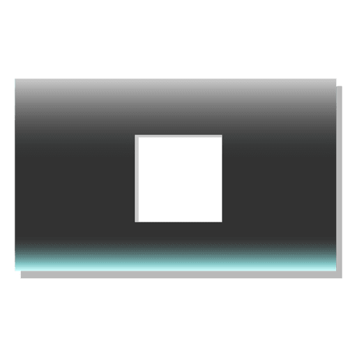 512x512 Stop Button Rectangle Icon