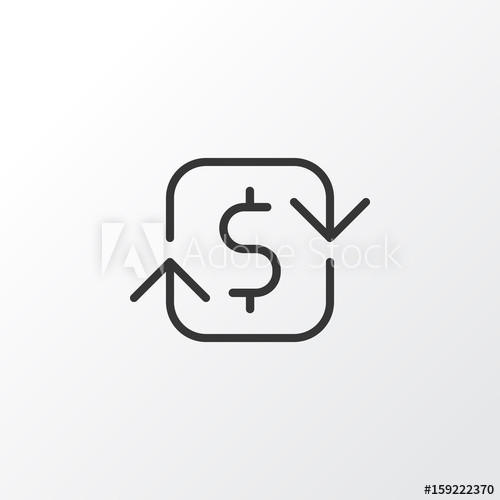 500x500 Refund Money Icon Symbol Premium Quality Isolated Recurring