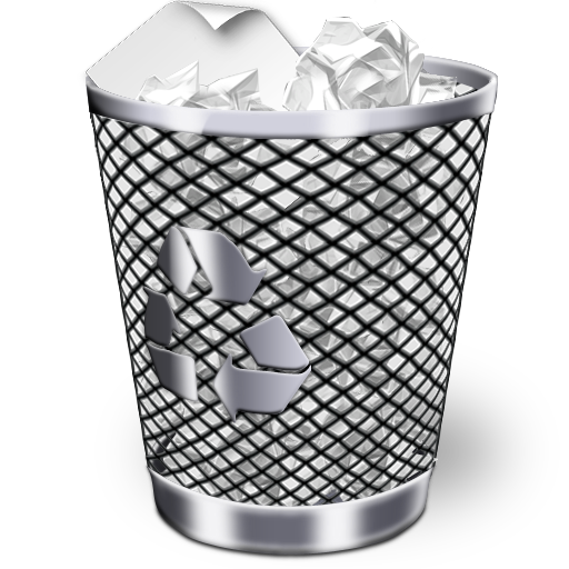 512x512 Recycle Bin Full Icon Iwindows Iconset Wallec