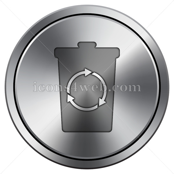 600x600 Recycle Bn Round Icon Imitating Metal