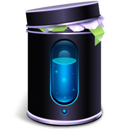 256x256 Recycle Bin Full Icon