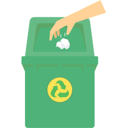 256x256 Recycle Bn Of Flat Style