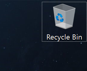 291x237 Recycle Bin Stuck With Lines Around It On The Desktop Lines