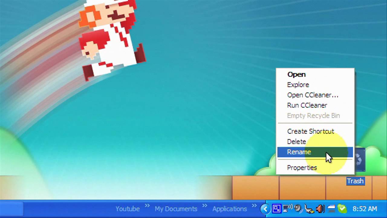 1280x720 How To Change, Or Hide The Recycle Bn