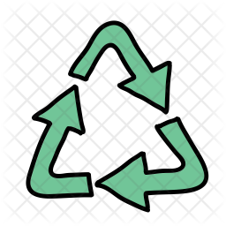 Recycle Icon Of Doodle Style 256x256 Recycle Icon Of Doodle Style