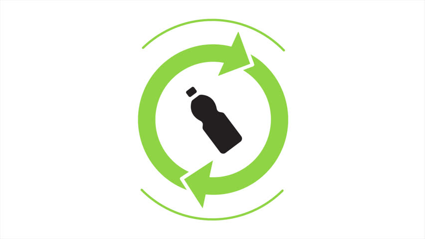Recycle Icon With Rotating Arrows Stock Footage Video 852x480 Recycle Icon With Rotating Arrows Stock Footage Video