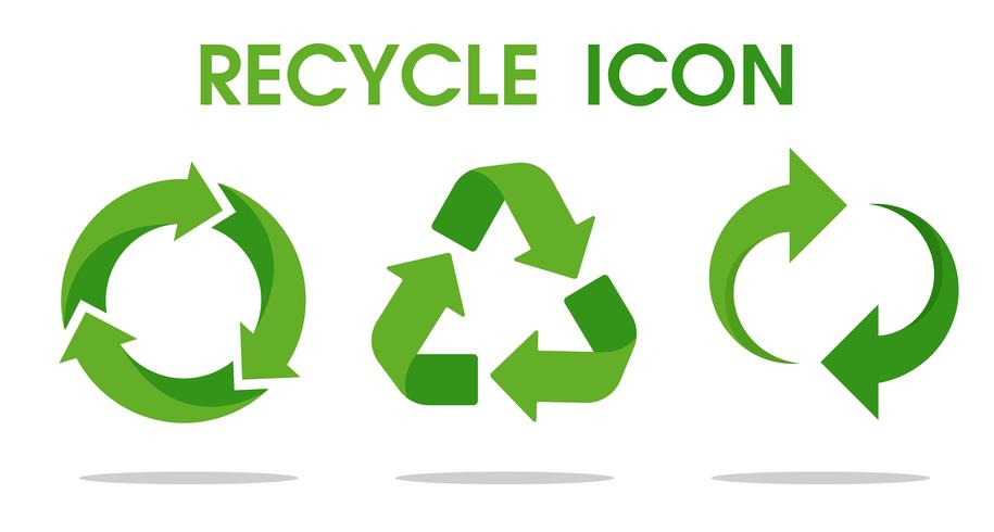 Recycle Arrow Symbol Means Using Recycled Resources Vector Icon 915x490 Recycle Arrow Symbol Means Using Recycled Resources Vector Icon