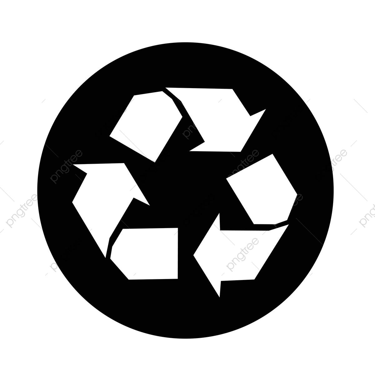 1200x1200 Recycle Icon, Conservation, Eco, Arrow Png And Vector