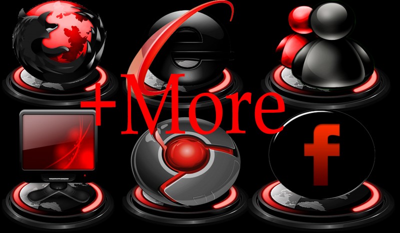 Red And Black Icons Images 800x467 Red And Black Icons Images