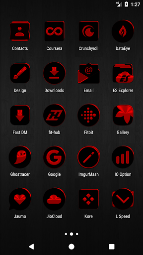 Black And Red Icon Pack Apk 288x512 Black And Red Icon Pack Apk