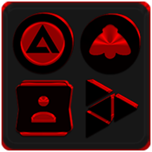Black And Red Icon Pack For Android 300x300 Black And Red Icon Pack For Android