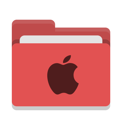 512x512 Folder, Red, Apple Icon Free Of Papirus Places