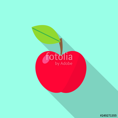 500x500 Red Apple Icon Stock Image And Royalty Free Vector