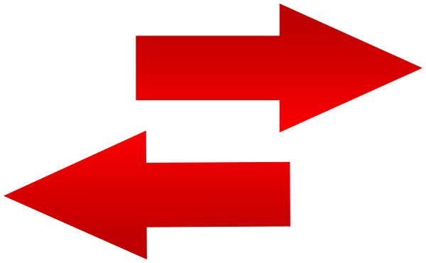 600x370 Left Right Red Arrow Icon Clip Art