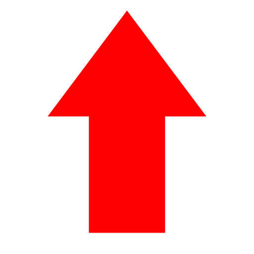 512x512 Red Arrow, Red Icon Png And Vector For Free Download