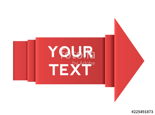 500x371 Red Arrow Icon Isolated Button For Your Design Stock Image