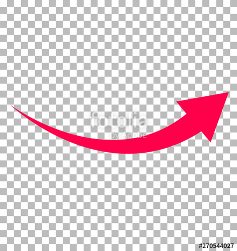 472x500 Red Arrow Icon On Transparent Background Flat Style Arrow Logo