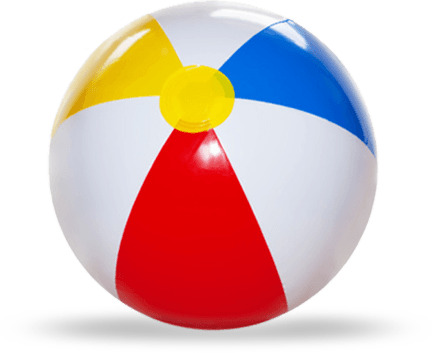 432x353 Beach Ball White Red Blue Icons Png