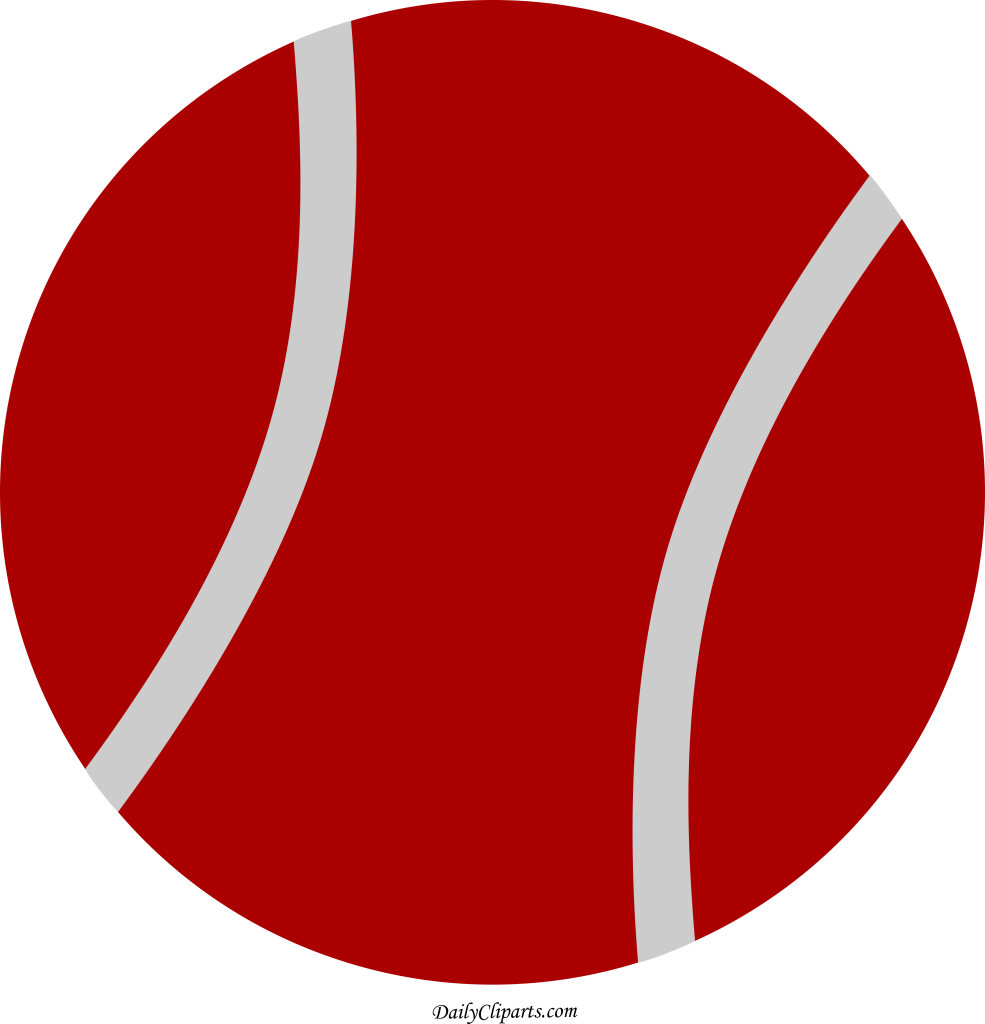 985x1024 Red Tennis Ball Icon Clipart Free Daily Cliparts