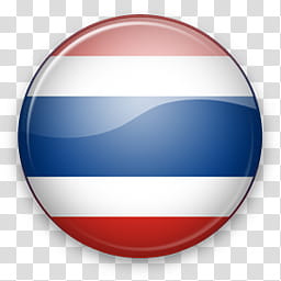 256x256 Asia Win, Red, White, And Blue Flag Icon Transparent Background