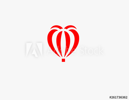500x389 Creative Logo Icon Red Balloon Abstraction