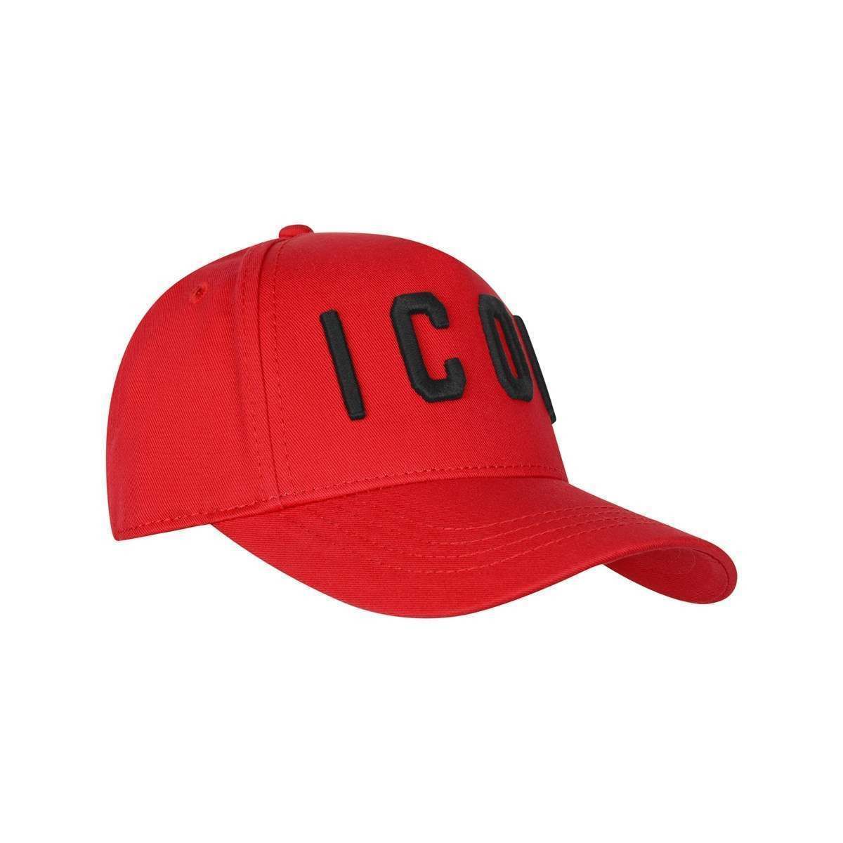 1200x1200 Red Black Icon Cap