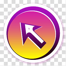 256x256 Razz Icons For Docks, Frontpage, Round Red, Black, And White Arrow