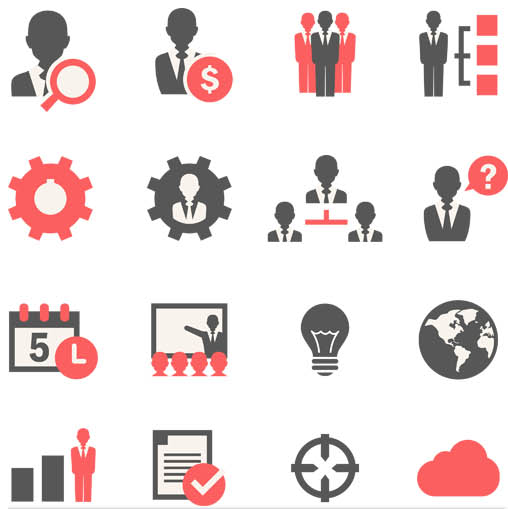 512x509 Red Black Business Icons Vector Free Download