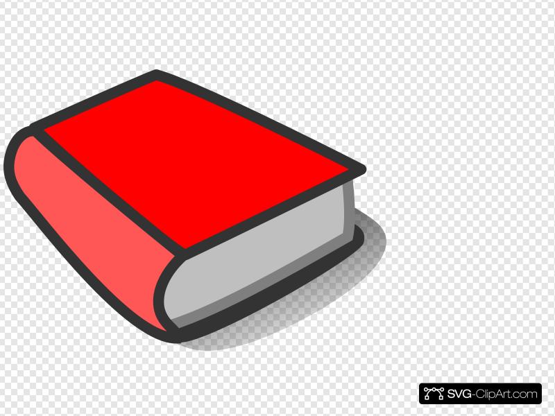 800x600 Red Book Reading Clip Art, Icon