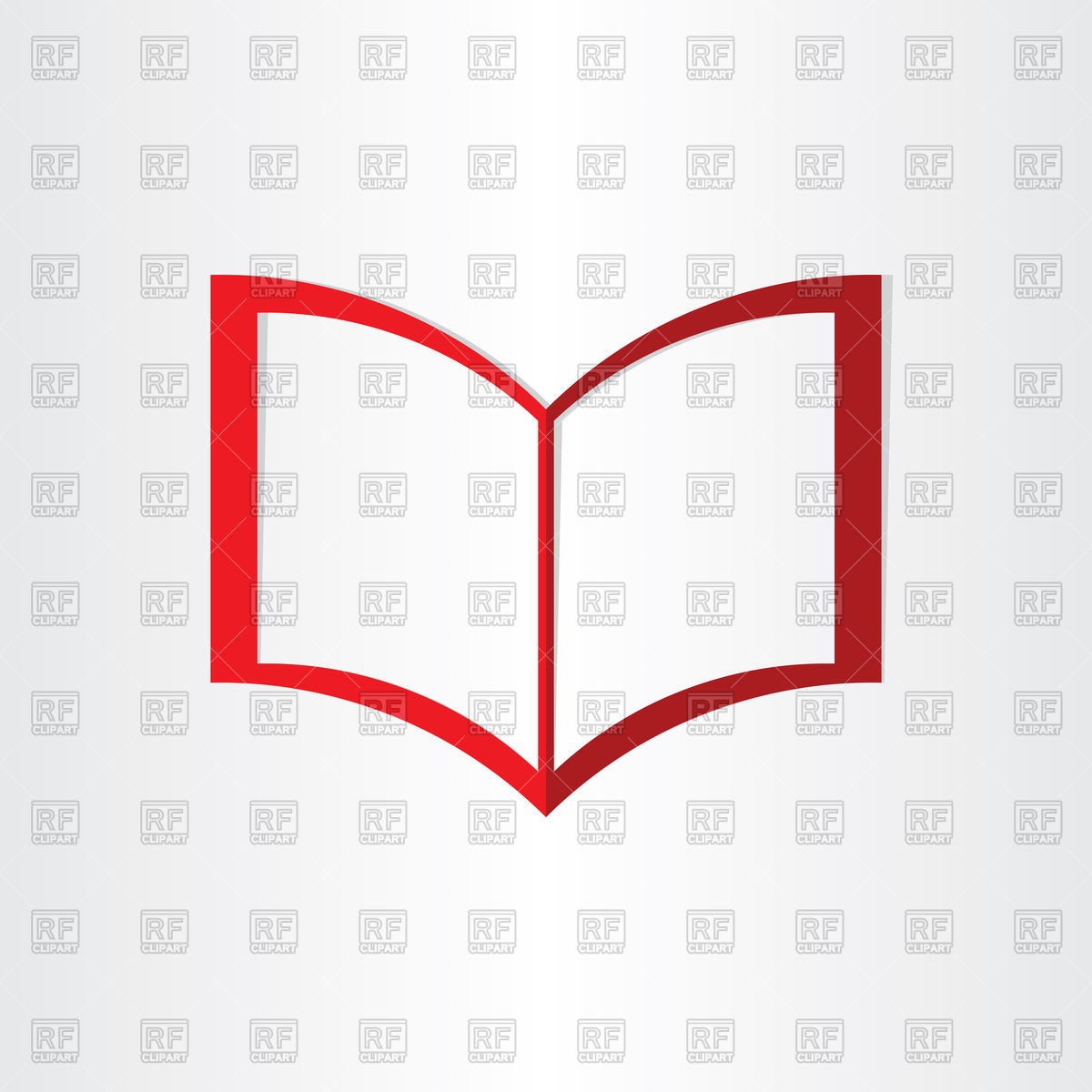 1200x1200 Red Book Icon Vector Image Of Signs, Symbols, Maps Blaskorizov