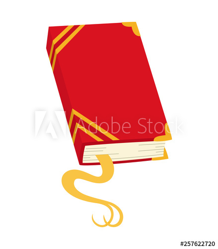 439x500 Vector Red Book Icon Notebook With Bookmark
