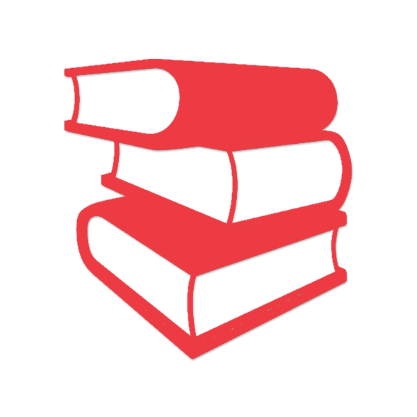 600x600 Books Icon Red Texas School Administrators' Legal Digest