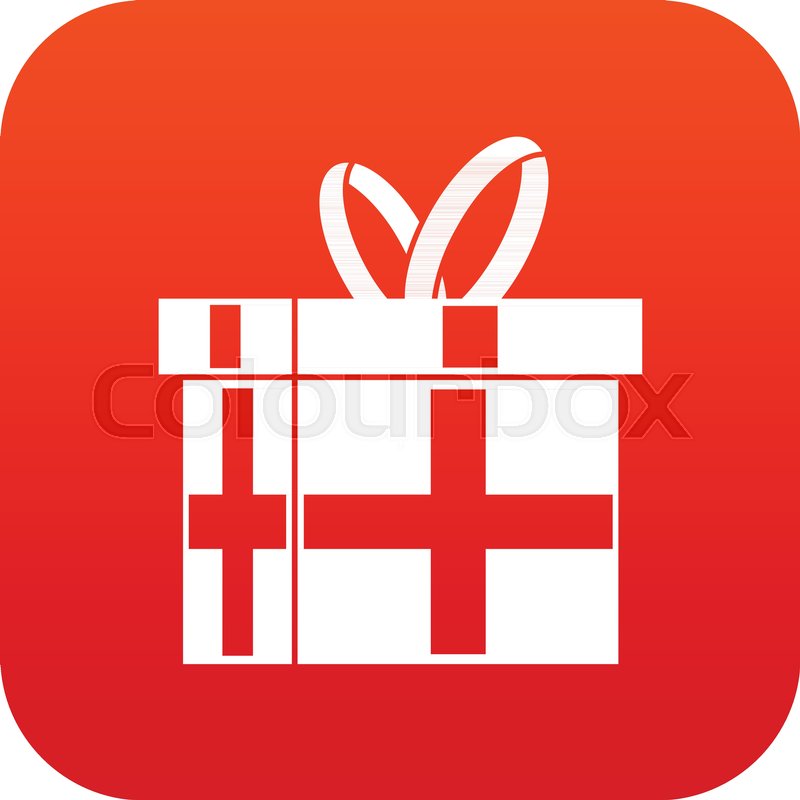 Gift In A Box Icon Digital Red For Any Stock Vector Colourbox 800x800 Gift In A Box Icon Digital Red For Any Stock Vector Colourbox