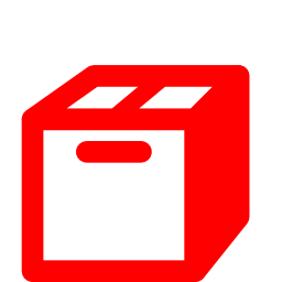 Free Red Box Icon 256x256 Free Red Box Icon
