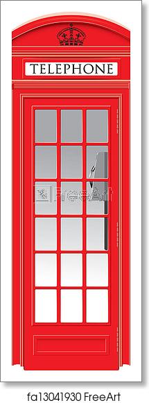 Free Art Print Of Red Telephone Box 215x581 Free Art Print Of Red Telephone Box