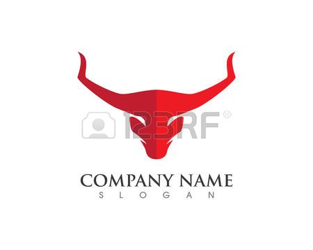 450x360 Stock Photo Bull Taurus Logo, Vector Icons, Logo Templates