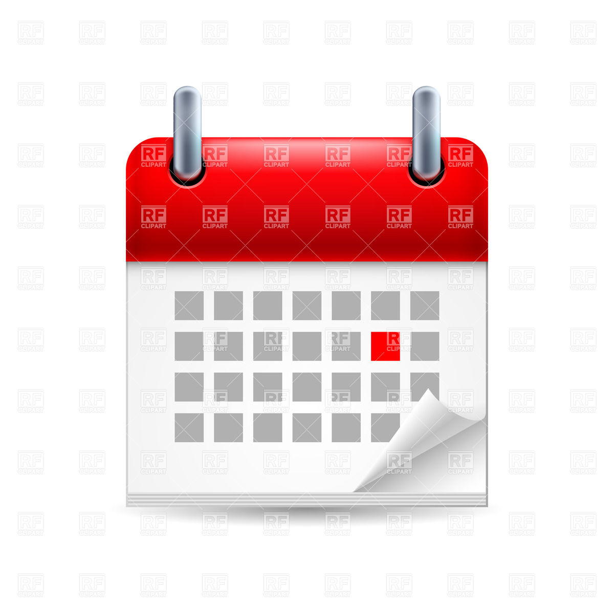 Red Calendar Icon at Collection of Red Calendar Icon