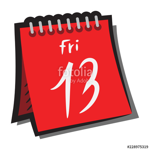 500x500 Sign Calendar, Friday With A Shadow Symbol Red Calendar Icon