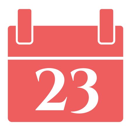 450x450 Vector Illustration Of Red Calendar Icon Freestock Icons