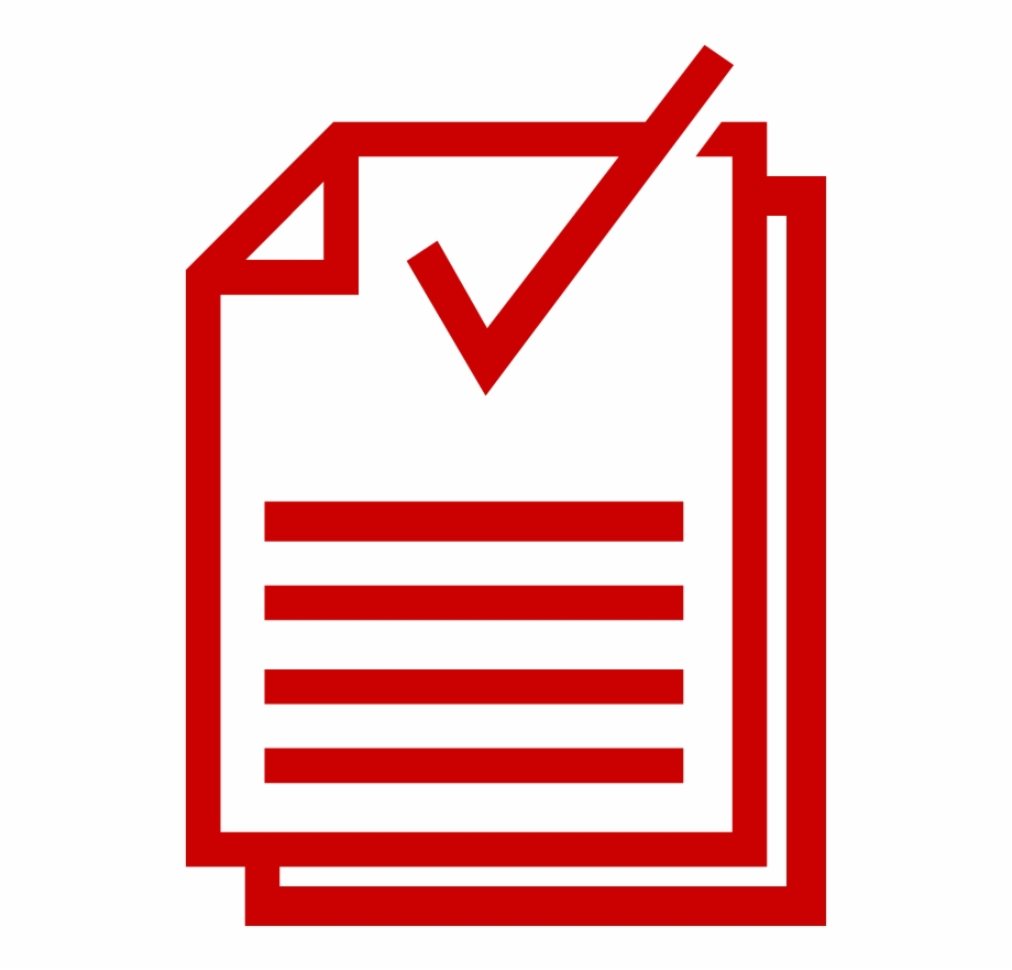 920x881 Icon Of Documents With A Checkmark Symbol