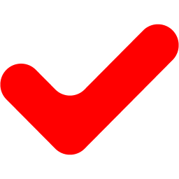 Red Check Mark Icon at Vectorified.com | Collection of Red Check Mark ...