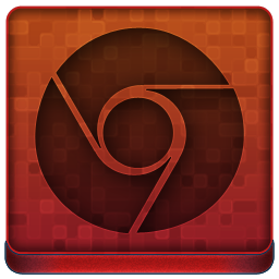 256x256 Red Chrome Icon