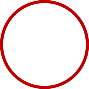 300x300 Red Circle Clipart