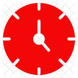256x256 Clock Icon Of Flat Style