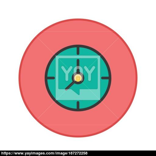 Red Clock Icon at Collection of Red Clock Icon free