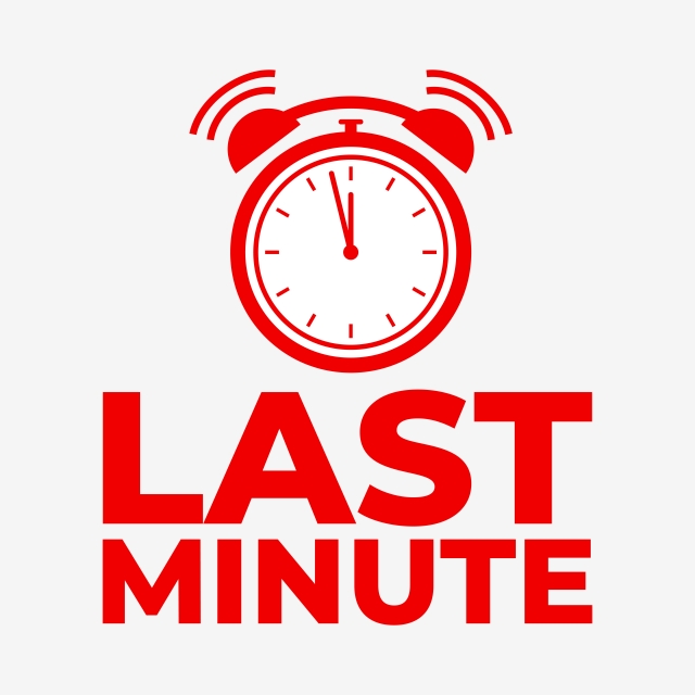 640x640 Last Minute Red Clock Icon Label, Alarm, Alarm Clock Icon, Alert