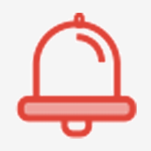 640x640 Red Alarm Clock Icon Design, Alarm Clock, Cartoon, Bell Png